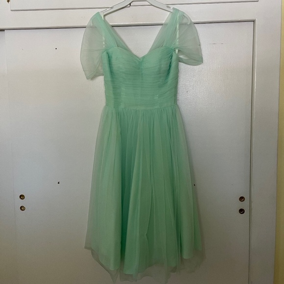 Unique Vintage Dresses & Skirts - Unique Vintage Mint Green Midi Dress